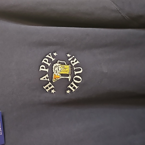 Kiel James Patrick NWT navy sweatshirt, size 2XL "Happy Hour" - Picture 3 of 11